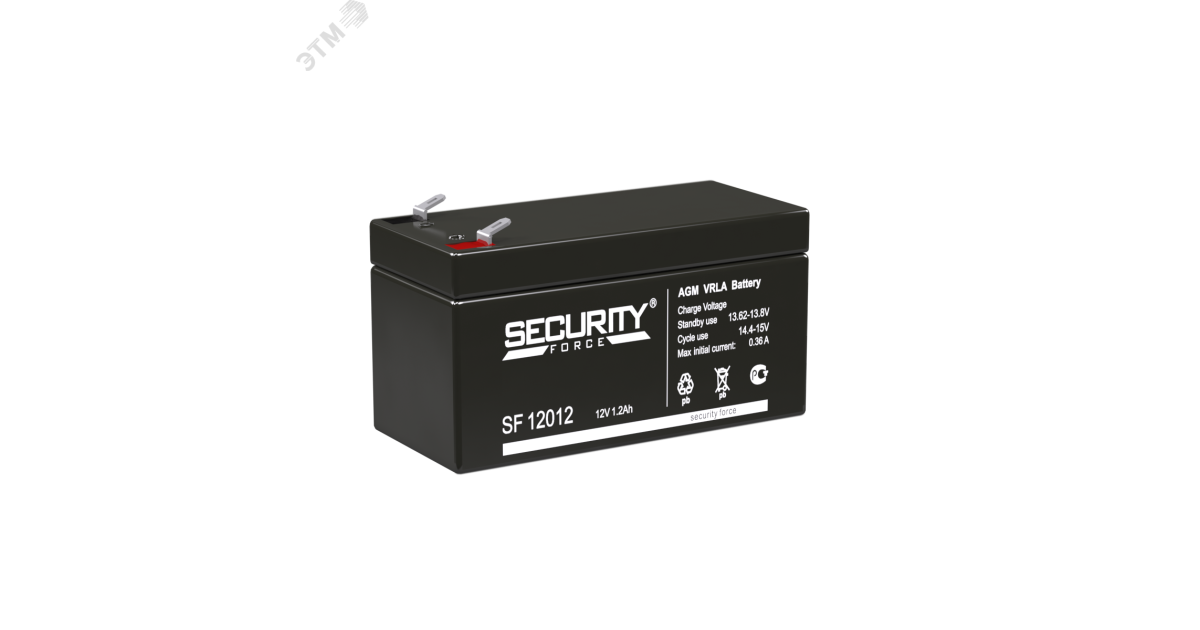 Купить Аккумулятор SF 12В 1.2Ач 4614030010003 Security Force оптом в Москве