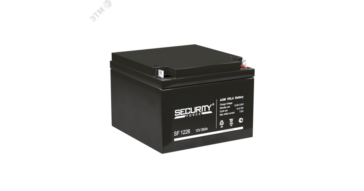 Купить Аккумулятор SF 12В 26Ач 4614030010008 Security Force оптом в Москве