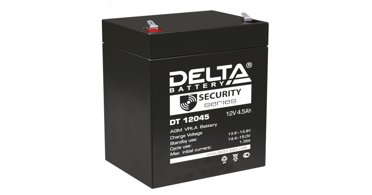 Купить Аккумулятор DT 12В 4.5Ач 4614010040006 DELTA оптом в Москве