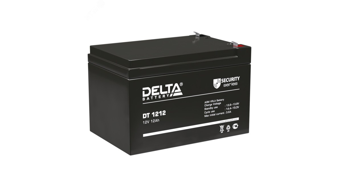 Купить Аккумулятор DT 12В 12Ач 4614010040013 DELTA оптом в Москве