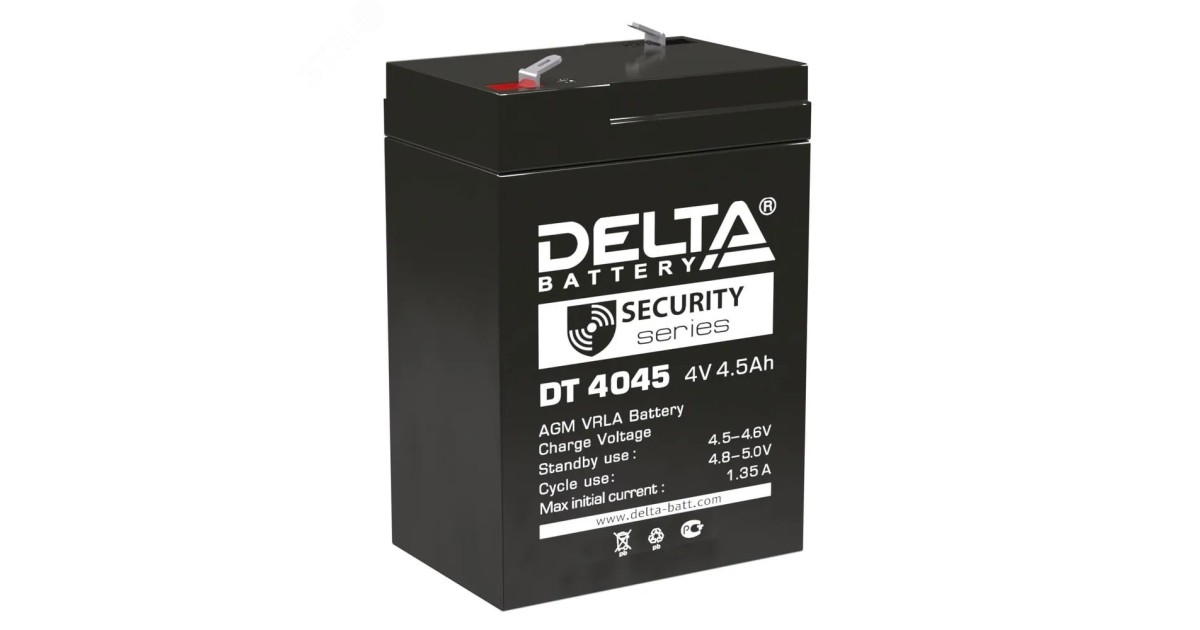 Купить Аккумулятор DT 4В 4.5Ач 4614010040021 DELTA оптом в Москве