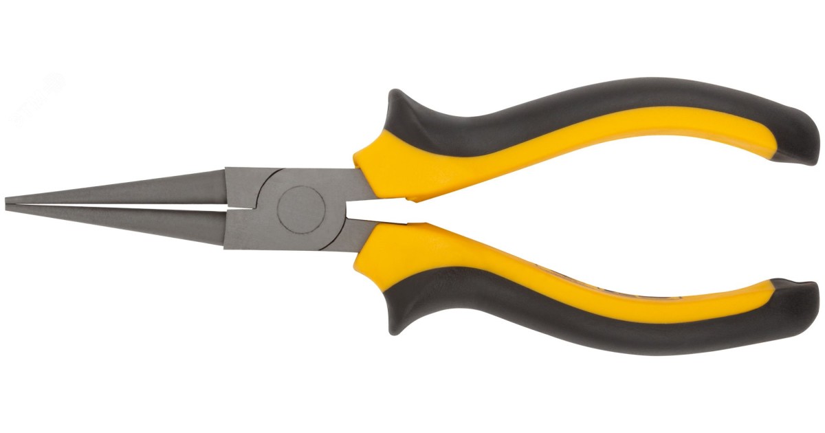 Купить Круглогубцы ""Стайл"", мягкие прорезиненные ручки, молибденовое покрытие 165 мм 50656 FIT оптом в Москве