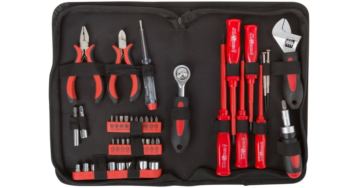 Купить Набор инструмента электрика (сумка) 65140 FIT оптом в Москве