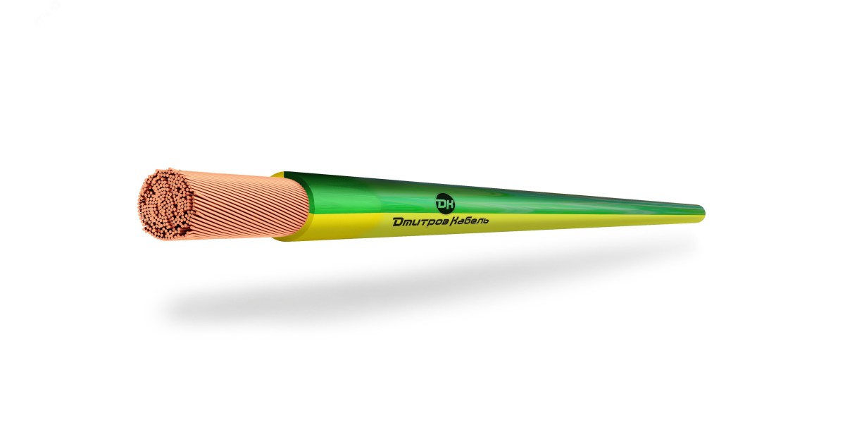 Купить Провод силовой ПуГВ нг(А)-LS 1х1,0 Ж/З(100м)(А) ТРТС 000006427 Дмитров-Кабель оптом в Москве