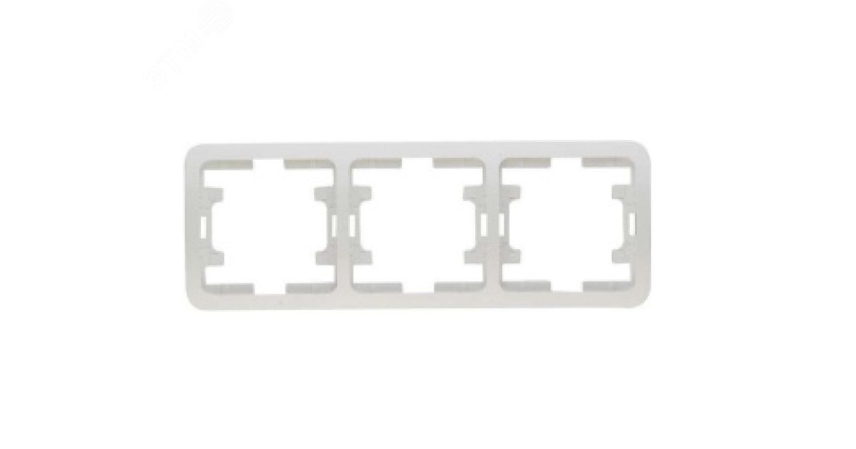 Купить Рамка 3-м Mimoza горизонт. бел. 22013 Makel оптом в Москве