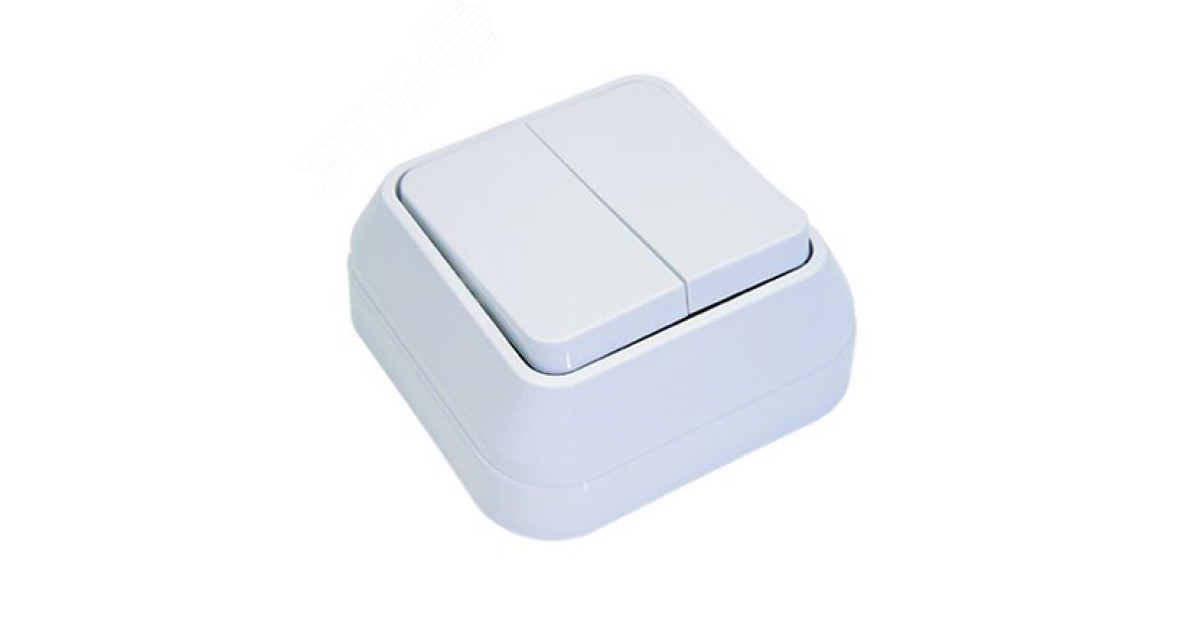 Купить Выключатель 2-кл. ОП 10А IP20 бел. 45103 Makel оптом в Москве