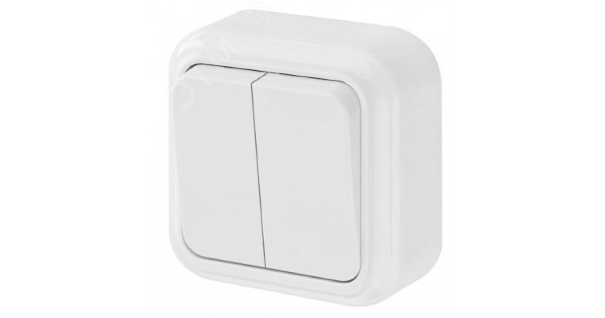 Купить Беларусь Выключатель двухклавишный наружный Выключатель ВА 2 Белтиз оптом в Москве