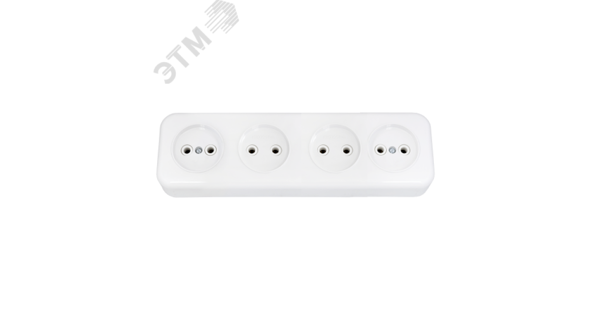 Купить Беларусь Розетка четырехместная наружная Розетка РА16-246 Белтиз оптом в Москве