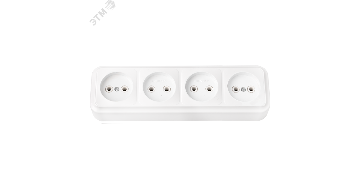 Купить Беларусь Розетка 4 поста наружная без заземления Розетка РА16-264 Белтиз оптом в Москве