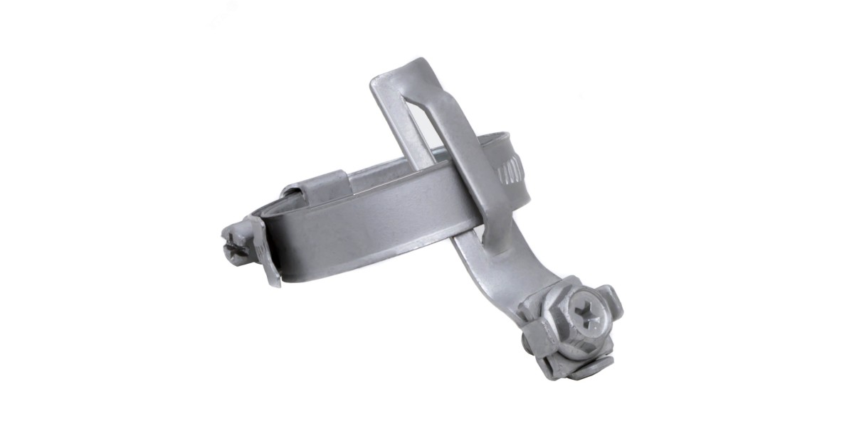 Купить Хомут заземления для труб 20 мм (1/2"), оцинкованная сталь 6042-20 DKC оптом в Москве