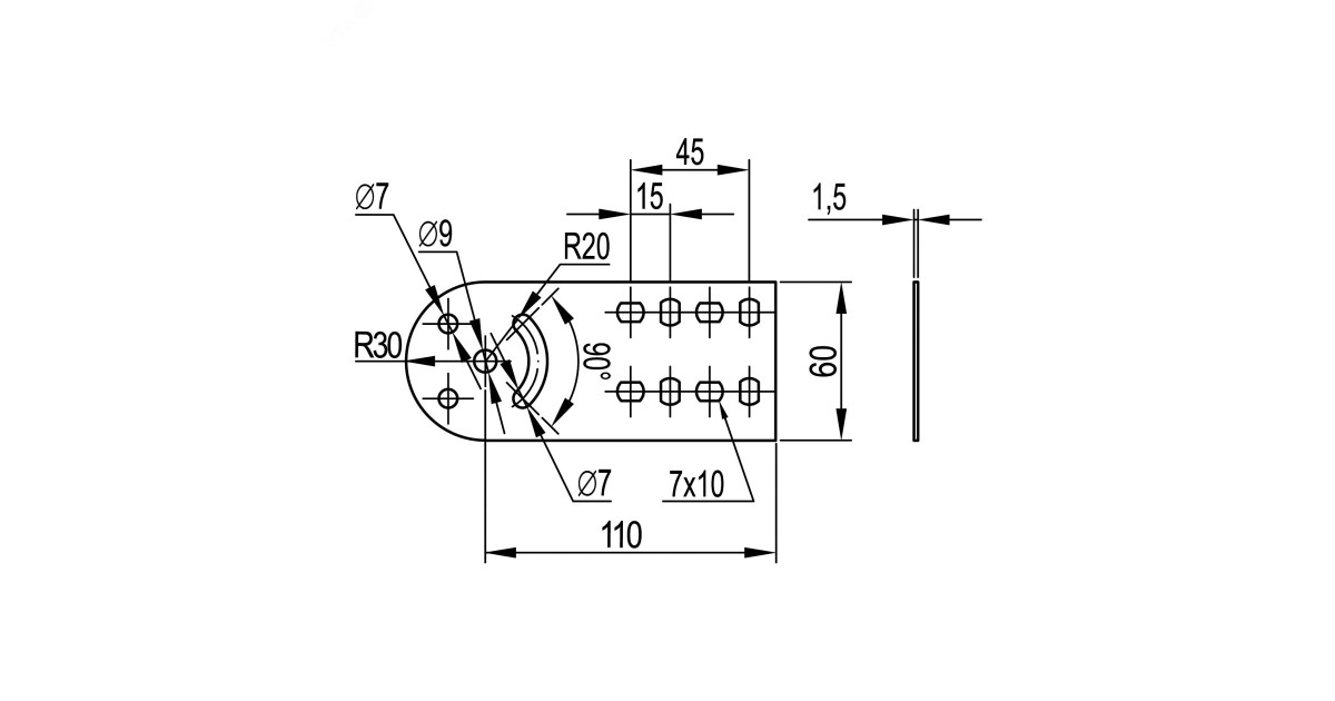 Купить Пластина крепежная GSV H80 (4шт) в комплекте с крепежными элементами для монтажа 30014K DKC оптом в Москве
