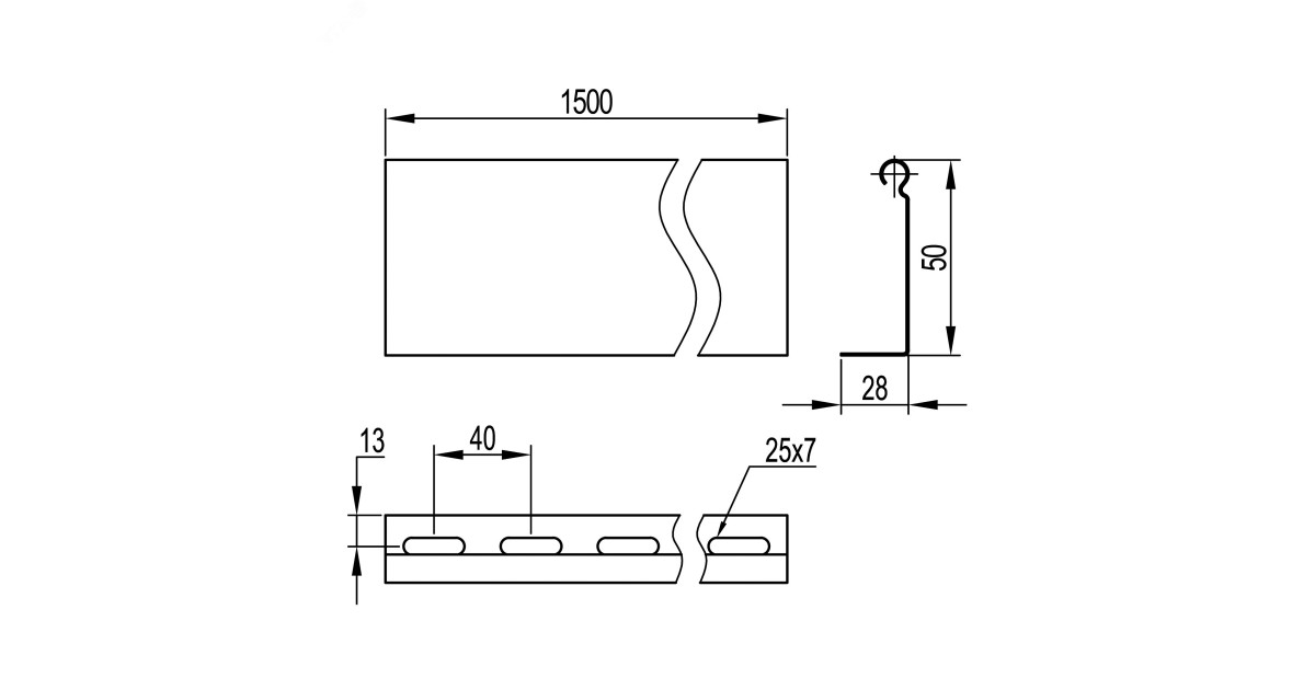 Купить Перегородка SEP 50х3000 цинк-ламельный 36480ZL DKC оптом в Москве