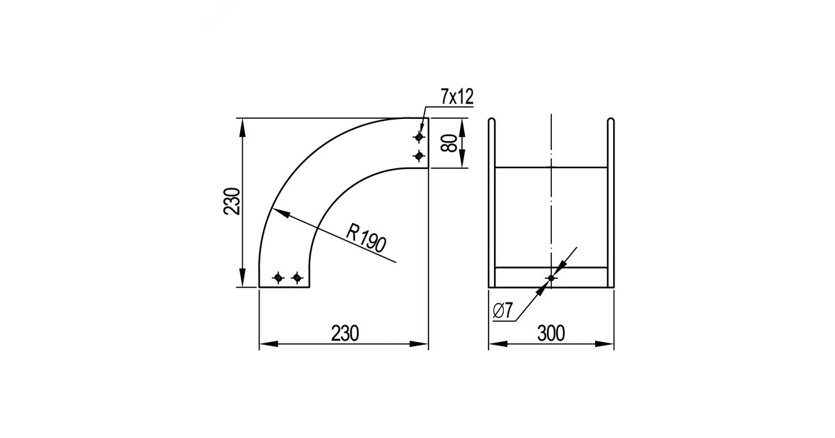 Купить Угол для лотка вертикальный внешний 90град. 300х80 CD 90 в компл. с крепежн. элемент. 36805K DKC оптом в Москве