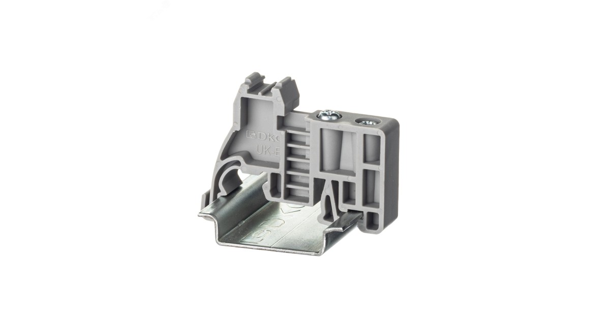 Купить Торцевой фиксатор на рейку 35мм, ширина 9,5 мм UK-E DKC оптом в Москве