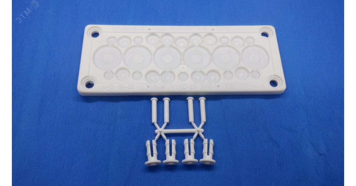 Купить Кабельный ввод, пластик V0 UL94, IP65, +100 - 40, 28 отверстий FL21 R5HTKC28 DKC оптом в Москве