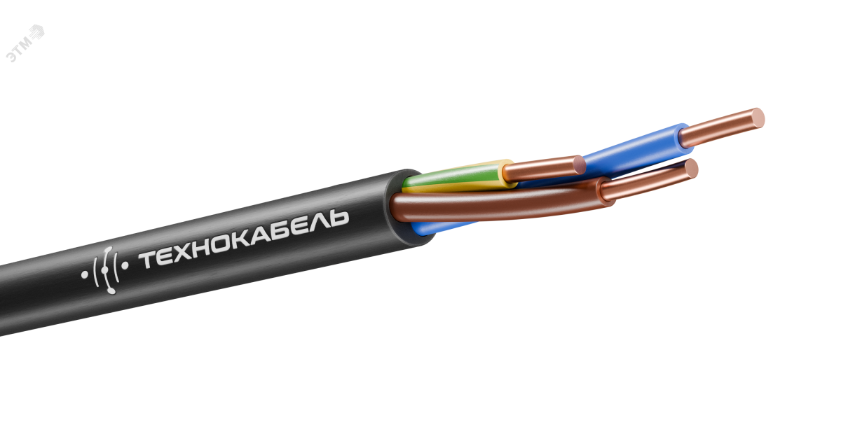 Купить Кабель силовой ВВГнг(А)-LS 3Х1.5 ок(N.PE)-0.660 ТРТС 00-00148506 Технокабель оптом в Москве