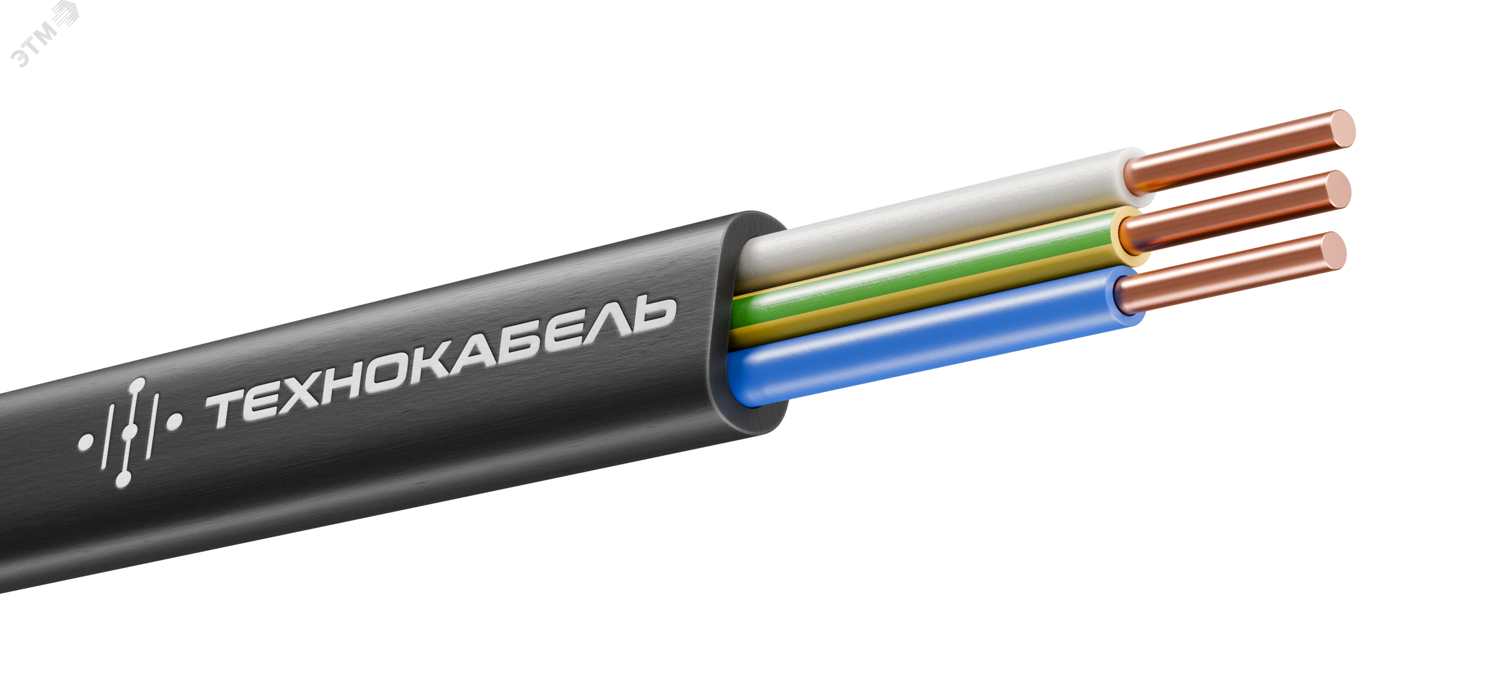 Кабель ВВГ-Пнг(А)-LS 660 В 3Х2,50 ок(N,PE) ТРТС 00-00148491 - Технокабель