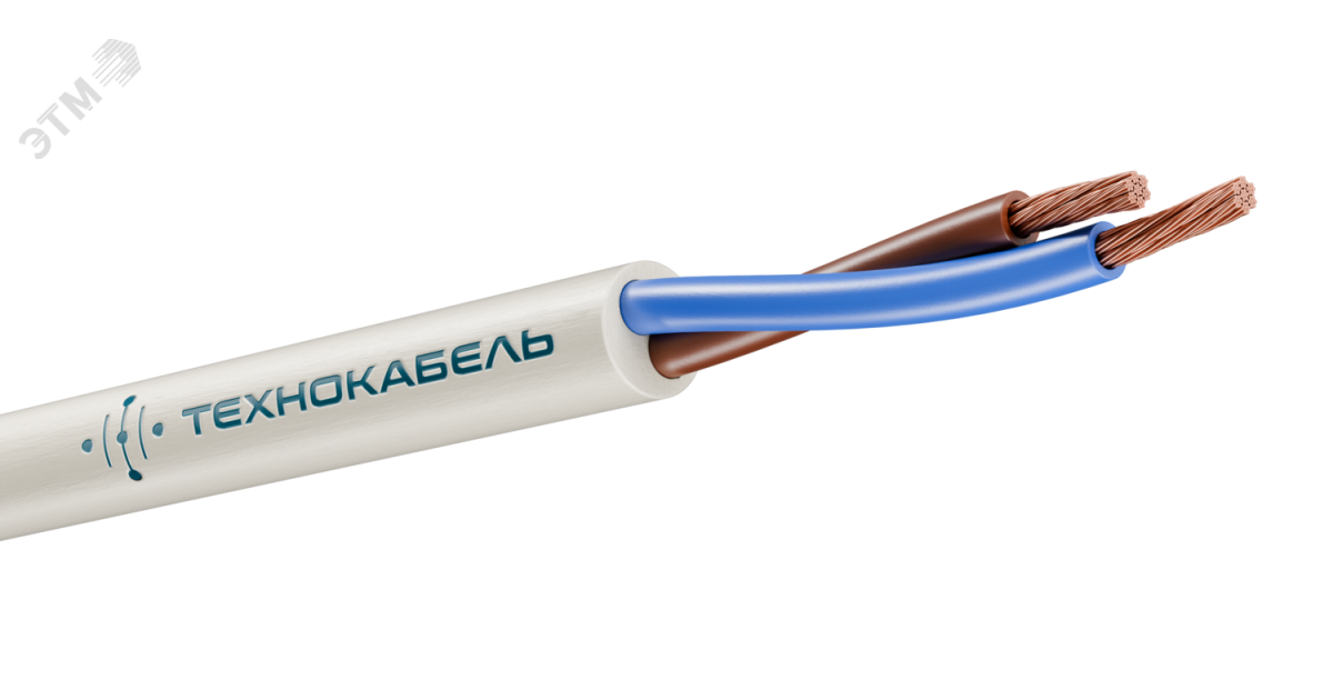 Купить Провод ПВС 2х1.5 380В Б (бухта) (м) 00-00148627 Технокабель оптом в Москве