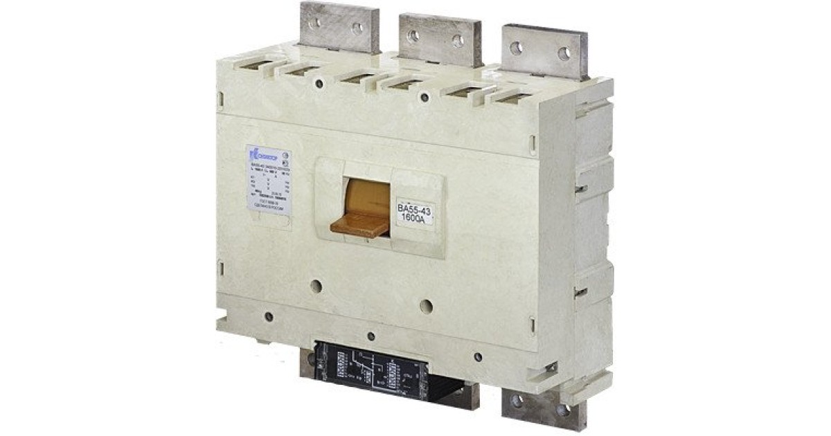 Купить Выключатель автоматический ВА55-43 344710-20УХЛ3 1600А, 690В 1003232 КОНТАКТОР(группа Legrand) оптом в Москве