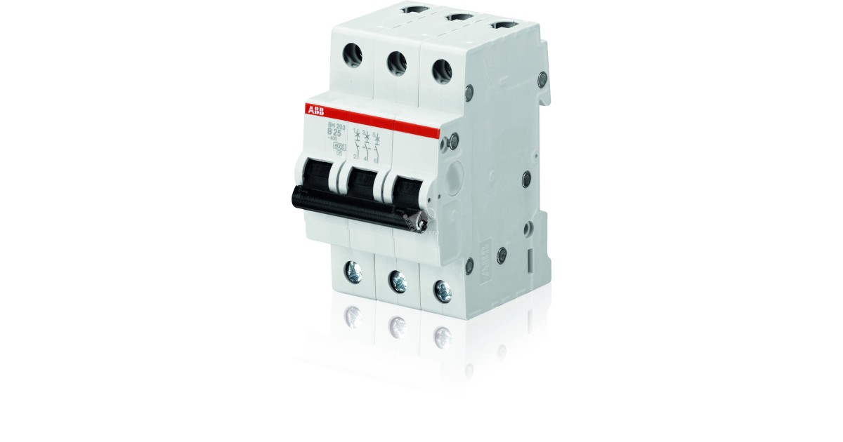 Купить Выключатель автоматический трехполюсный 63А С SH203 6.0кА 2CDS213001R0634 ABB оптом в Москве