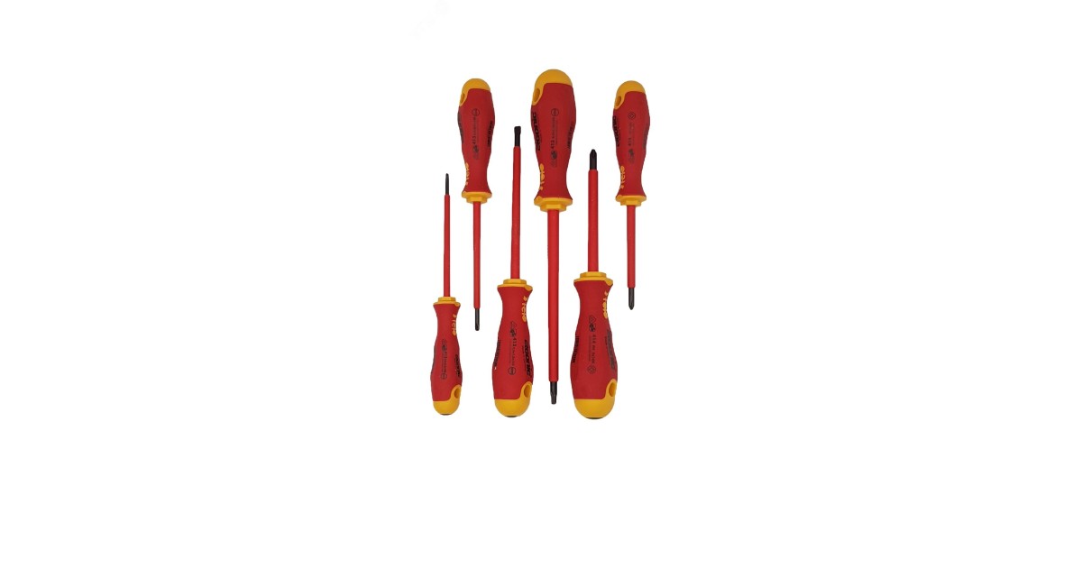 Купить Набор диэлектрических отверток Ergonic (уп.6шт) Felo 41396198 FELO оптом в Москве