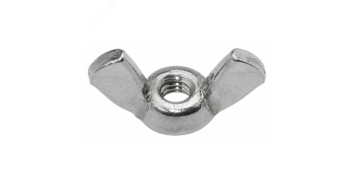 Купить Гайка DIN 315 М4 барашковая класс прочности 5 покрытие цинк DIN315-М4 Крепдил оптом в Москве