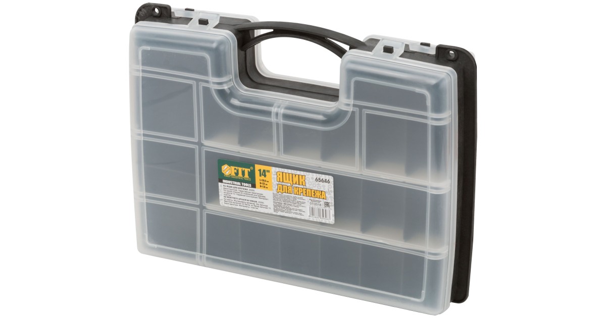 Купить Ящик для крепежа (органайзер) двухсторонний 11.5"" (29.5 х 22 х 7.6 см) 65646 FIT оптом в Москве