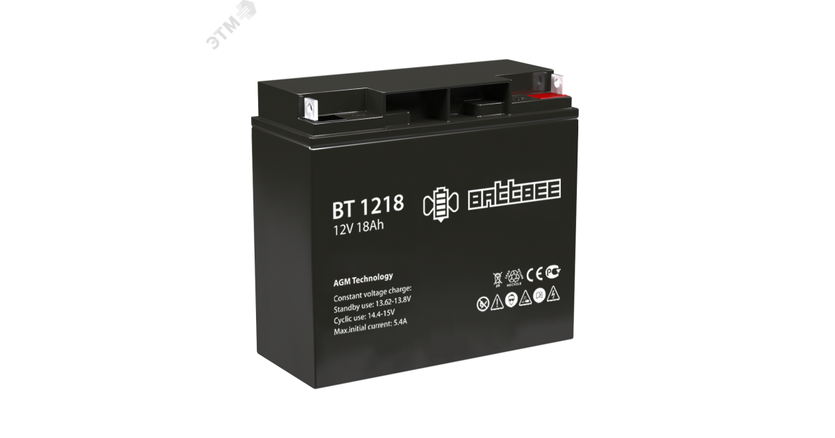 Купить Аккумулятор BT 12-18 BattBee 4614060010004 Battbee оптом в Москве