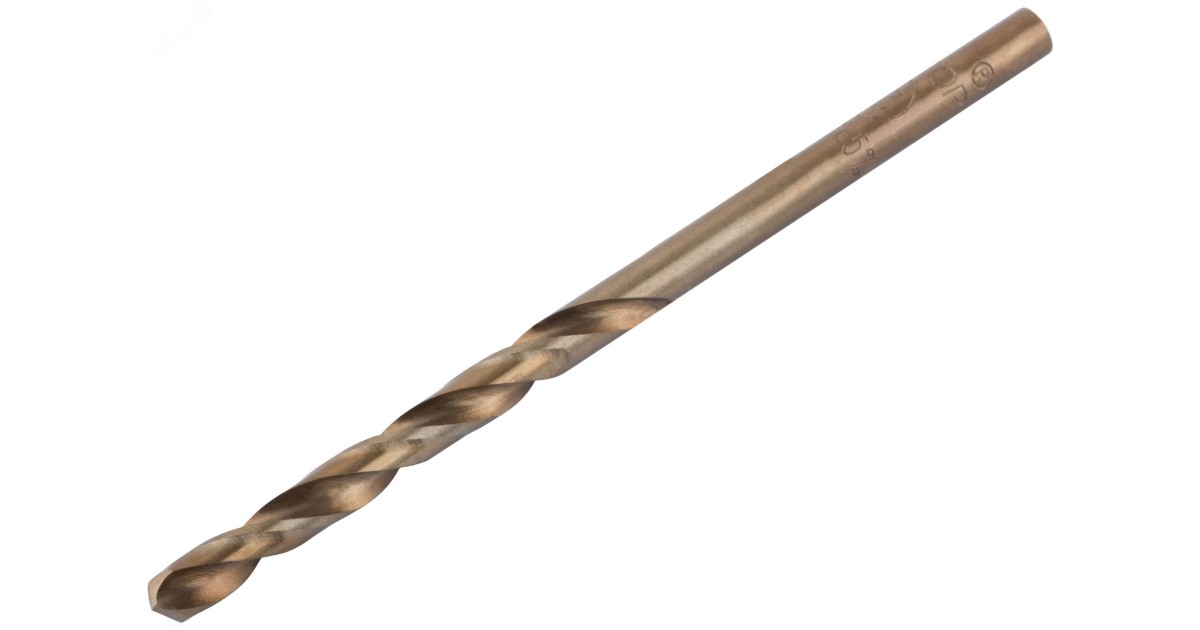 Купить Сверло по металлу Cutop Profi с кобальтом 5% 3.3 x 65 мм, 2 шт 48-365 FIT оптом в Москве