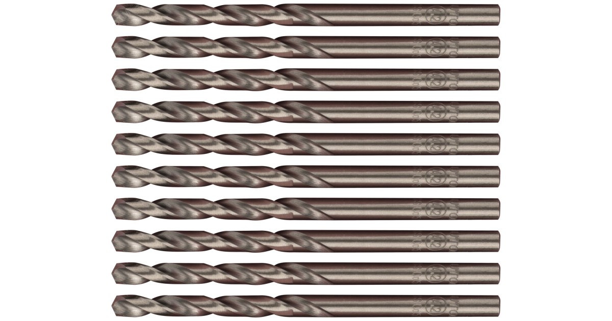 Купить Сверло по металлу Cutop Profi с кобальтом 5%, 4.2 x 75 мм (10 шт) 48-42-10 FIT оптом в Москве