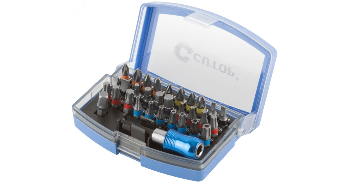 Купить Набор бит в пластиковом боксе Profi (32 предмета) 83-665 FIT оптом в Москве