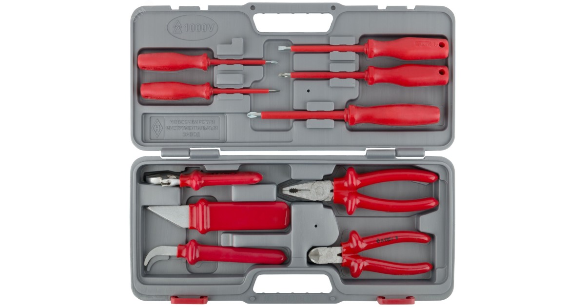 Купить Набор инструмента диэлектрический 1000 В ""НИЗ"" ""Электромонтажник-3"" 65310 FIT оптом в Москве