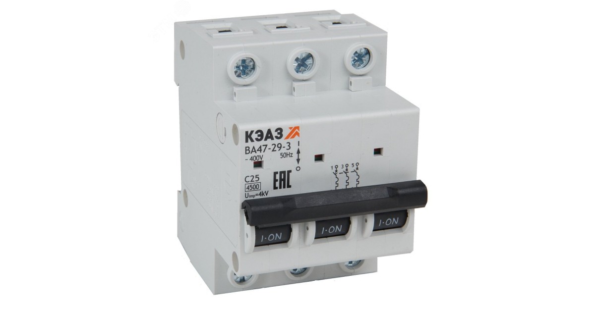 Купить Автоматический выключатель ВА47-29-3C50-УХЛ3 (4,5кА) 318295 КЭАЗ оптом в Москве