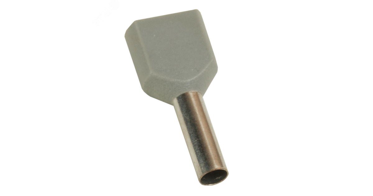Купить Наконечник штыревой втулочный под два провода НШвИ2 OptiKit T-Shv2-PVC- 2,5-10(100шт) КЭАЗ оптом в Москве