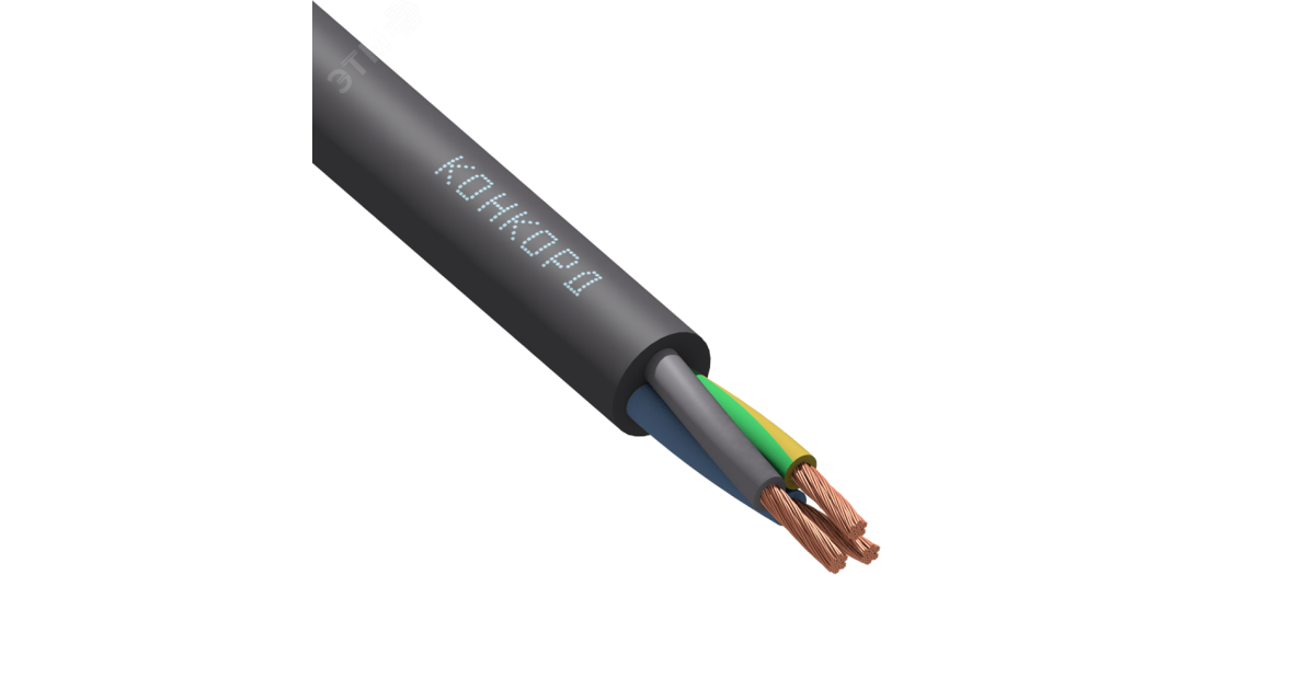 Купить Кабель КГтп-ХЛ 3х6 (N PE) 380/660-3 (м) 9247 Конкорд оптом в Москве