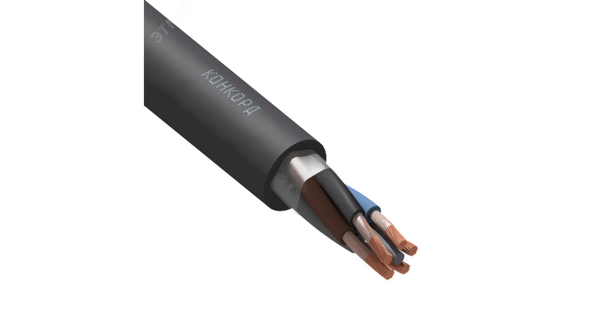Купить Кабель КГ-ХЛ 5х1.5 (N) 220/380-3 (м) 106 Конкорд оптом в Москве
