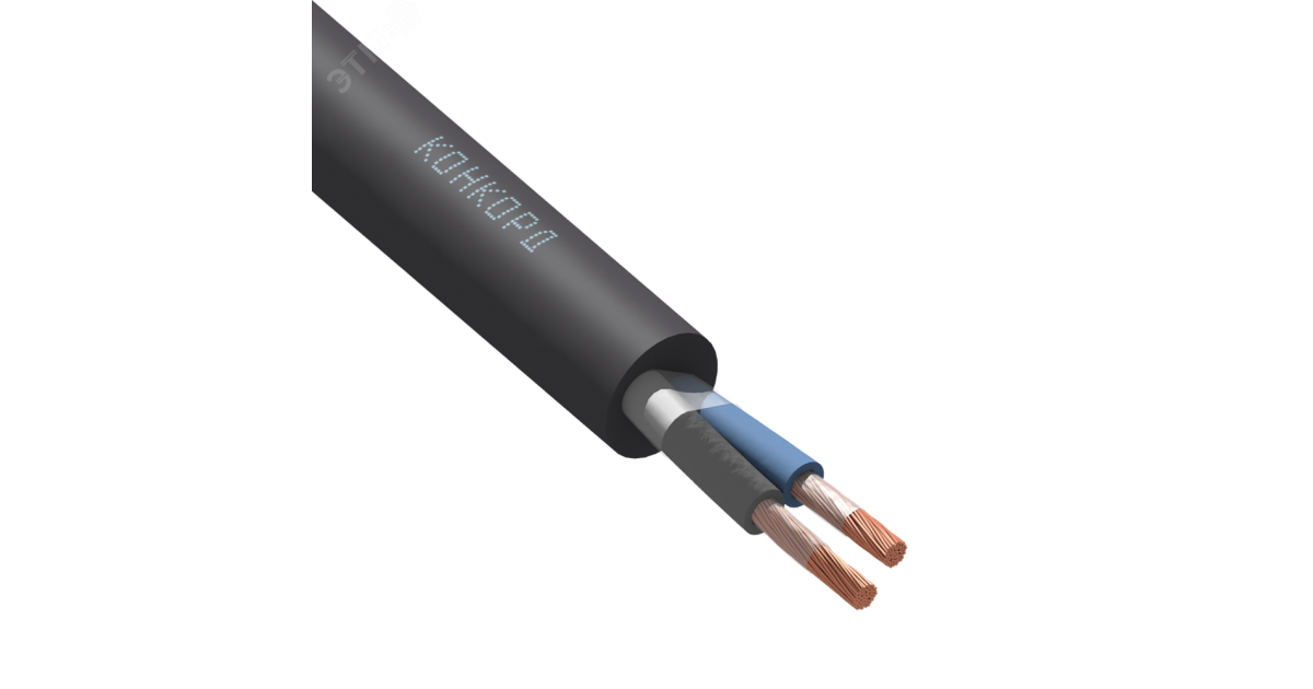 Купить Кабель КГ-ХЛ 2х4 (N) 220/380-3 (м) 76 Конкорд оптом в Москве