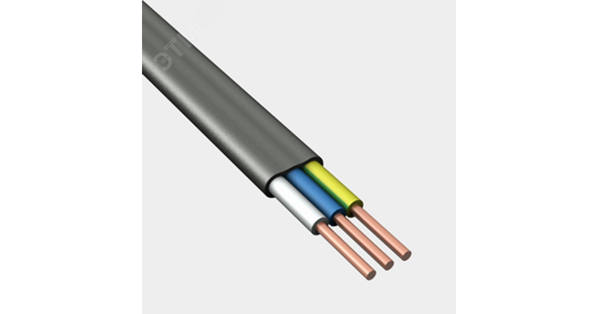 Купить Кабель ППГ-Пнг(А)-HF 3х1.5 ОК (N PE) 0.66кВ (м) 4458 Конкорд оптом в Москве