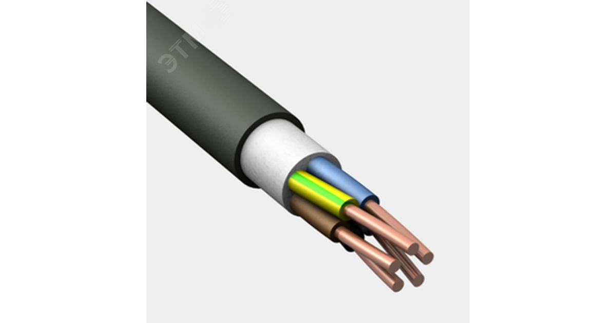 Купить Кабель силовой ВВГнг(А)-LS 5х10 (N. PE) -0.660 Конкорд оптом в Москве