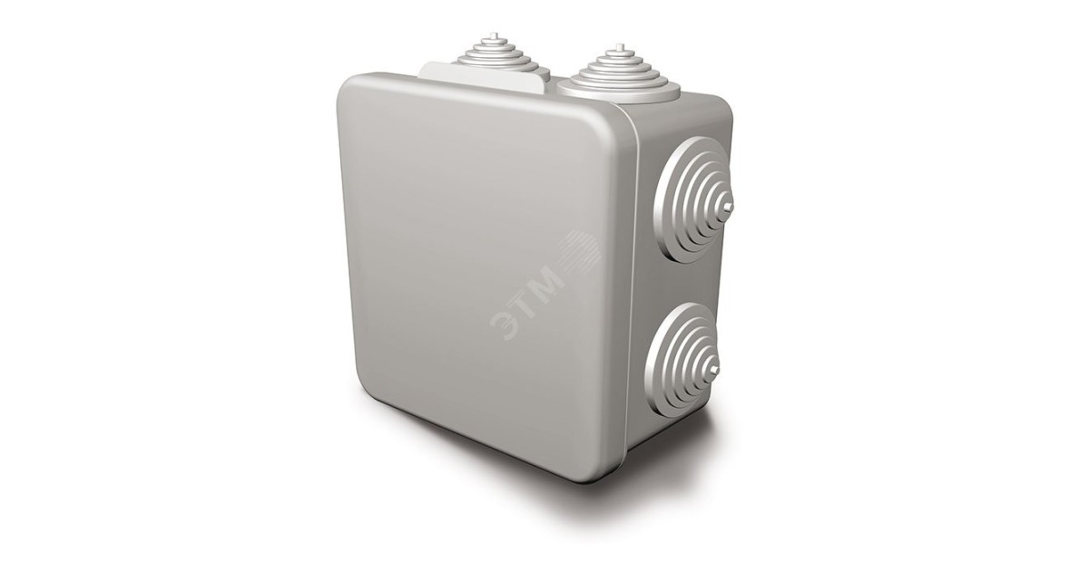 Купить GUSI Коробка уравнивания  потенциалов 100х100х55, IP54, ОП, серый С3В108 КУП GUSI оптом в Москве