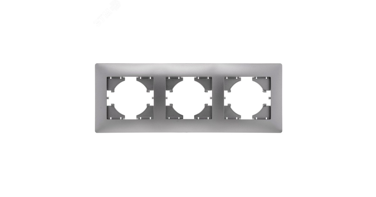 Купить Рамка 3-м Bravo серебр. С1030-004 GUSI оптом в Москве