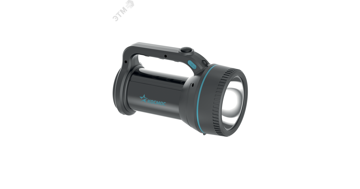 Купить Фонарь-прожектор аккумуляторный 7Вт 2 режима работы литиевый аккум. 3.6А.ч супер яркий экономн. время работы до 24ч KocAccu367W Космос оптом в Москве