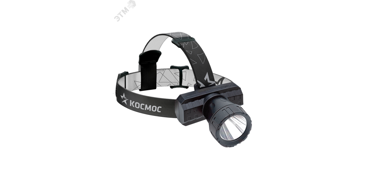 Купить Фонарь аккумуляторный налобный XPE 3Вт литиевый аккум. 0.8А.ч ЗУ Micro USB шнур (в компл.) KocAcHead3W Космос оптом в Москве