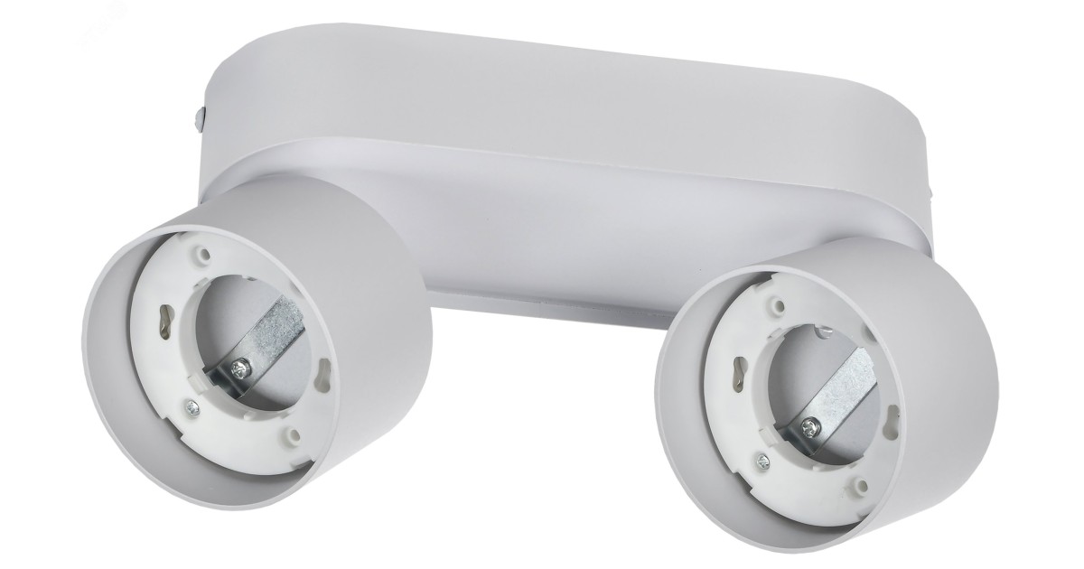 Купить Светильник 4042 настенно-потолочный под лампу 2хGX53 белый IEK LT-USB0-4042-GX53-1-K01 IEK оптом в Москве