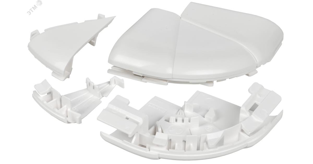 Купить DLP Угол внешний изменяемый для кабель-канала 80х50мм (60-120град) белый 010622 IEK оптом в Москве