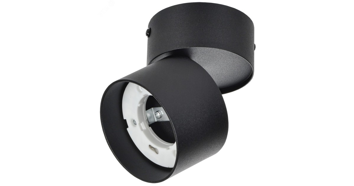 Купить Светильник 4040 настенно-потолочный под лампу GX53 черный IEK LT-USB0-4040-GX53-1-K02 IEK оптом в Москве