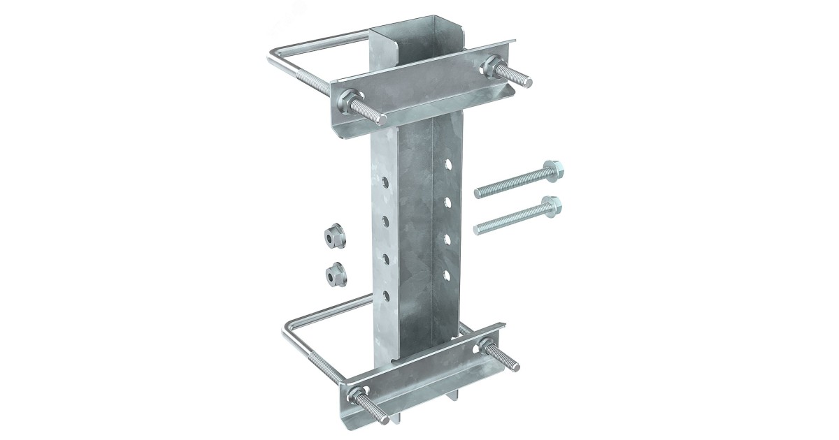 Купить Крепление к опорам огражд. 80-100мм для 1-консоли HDZ CLM50D-CO-100-1-HDZ IEK оптом в Москве