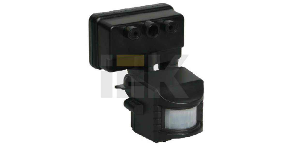 Купить Детектор движения ДД 019 1100Вт угол обз. 120град. дальн. 12м IP44 черн. LDD13-019-1100-002 IEK оптом в Москве