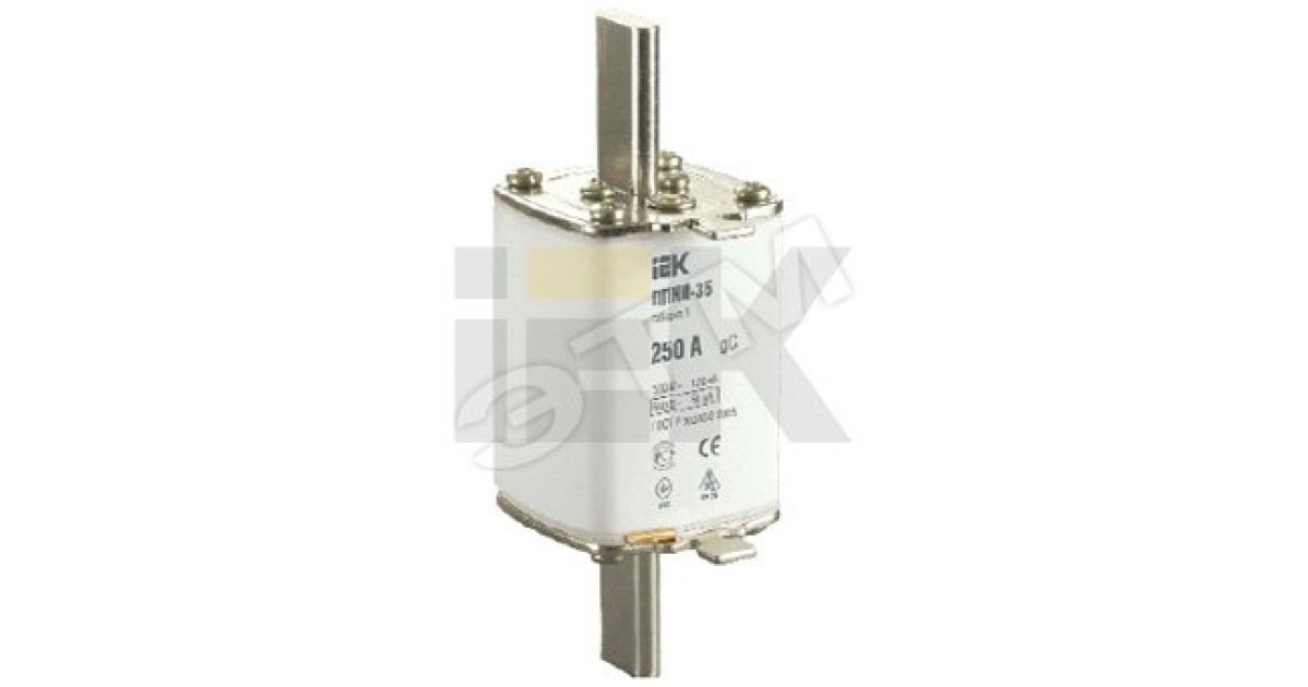 Купить Вставка плавкая ППНИ-35 80А габарит 1 DPP30-080 IEK оптом в Москве
