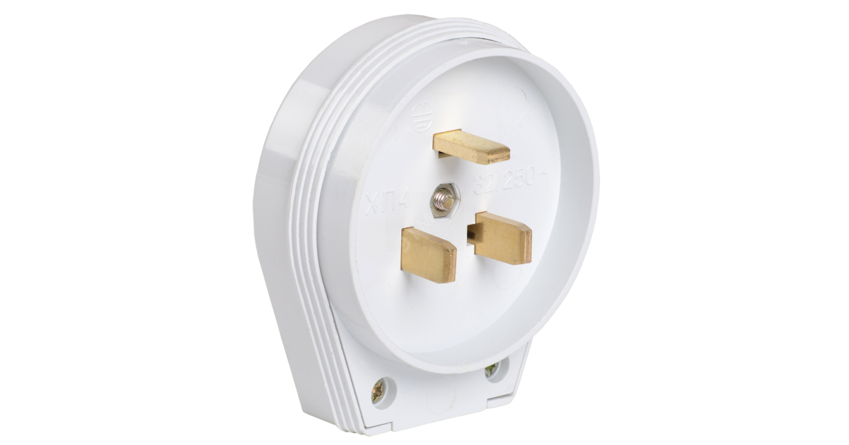 Купить ВПпл10-01-Ст Вилка разборная для плиты с з/к 32А белая EVP10-32-01-K01 IEK оптом в Москве